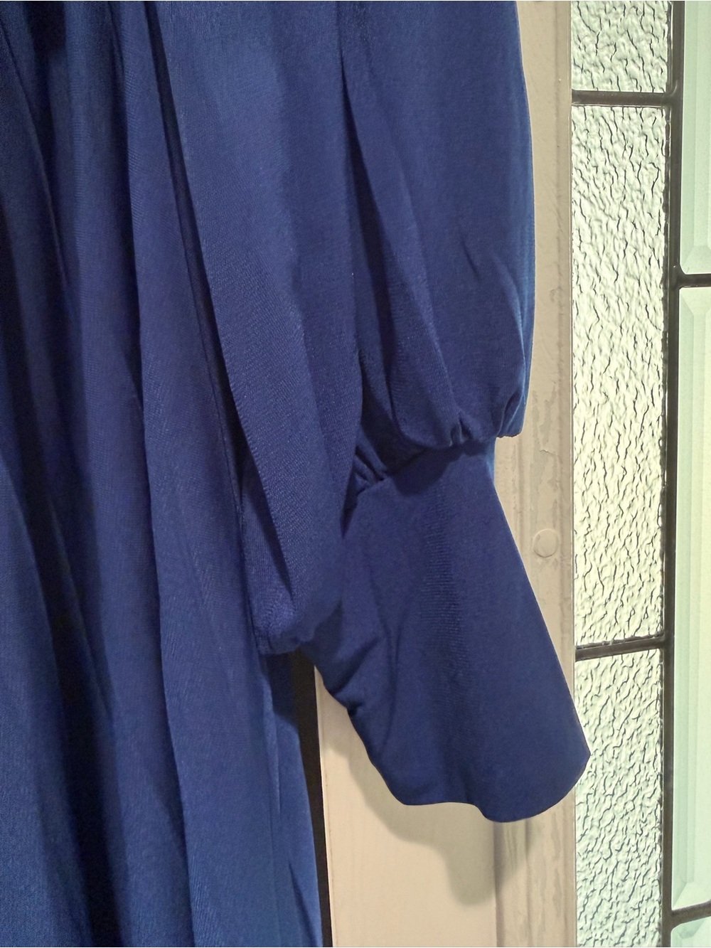 Eloquii Deep Navy Long Sleeve Midi Dress - Picture 3 of 5